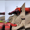 Rescatado un escalador que se había lesionado un tobillo en La Pedriza