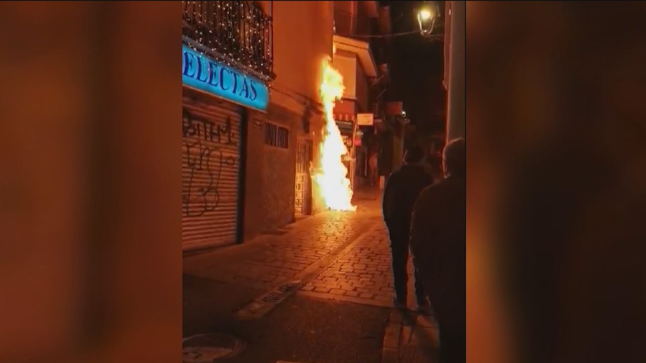Incendio por un escape de gas en una tubería de Arganda del Rey
