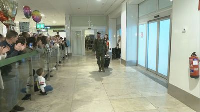 Vuelven a casa los militares de la Brigada 'Guadarrama' XII desplegados en Letonia