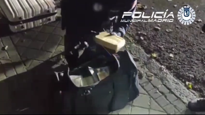 Incautados 23 kilos de cocaína que transportaban dos hombres por la calle en San Blas