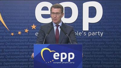 Feijóo califica de "lamentable" la intervención de Sánchez en la Eurocámara
