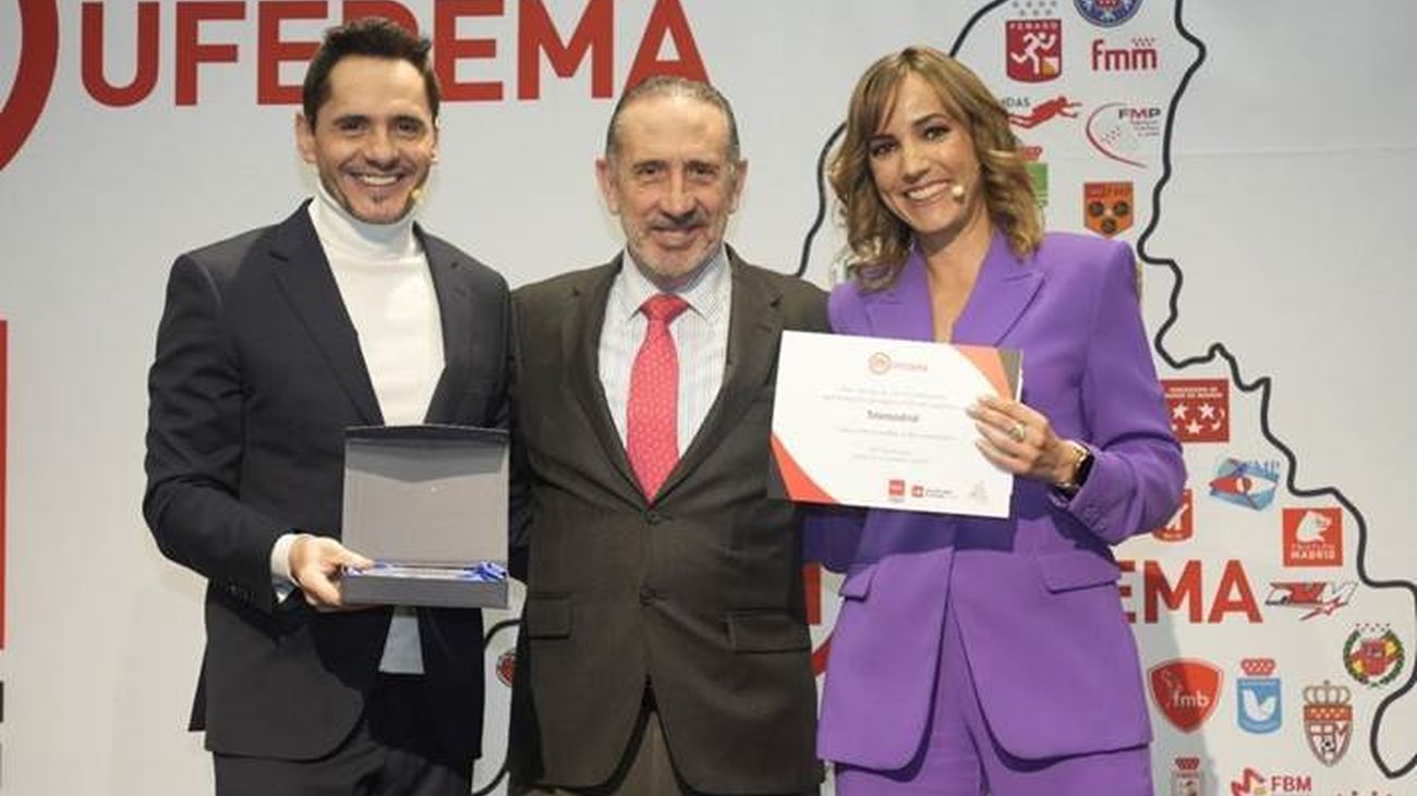 TeleMadrid recibe el premio de la Unión de Federaciones Deportivas Madrileñas por su apoyo al deporte madrileño