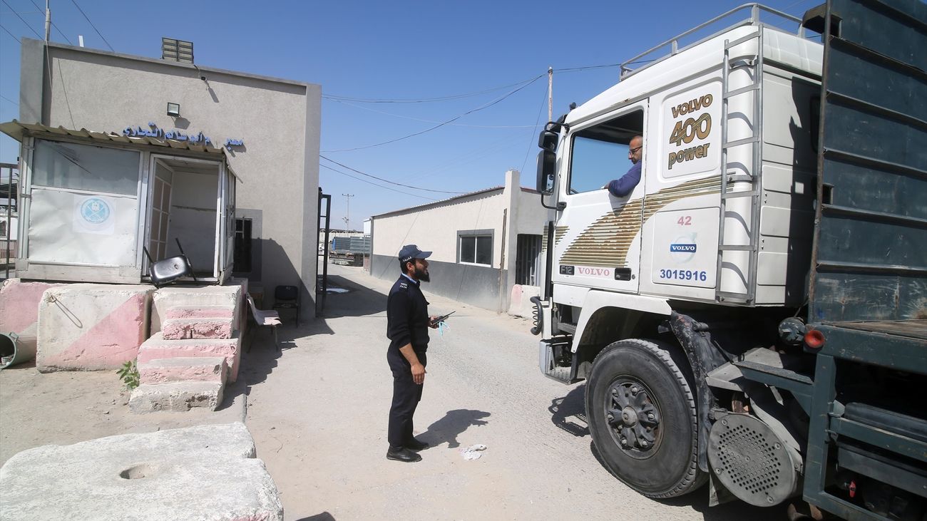 Paso de  Kerem Shalom en Israel