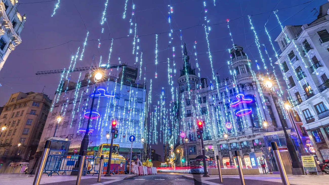 El alumbrado navideño más allá del centro de la capital