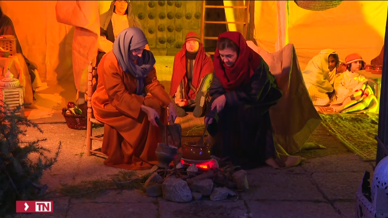 Cerca de 250 vecinos participan en el Belén viviente de Colmenar Viejo