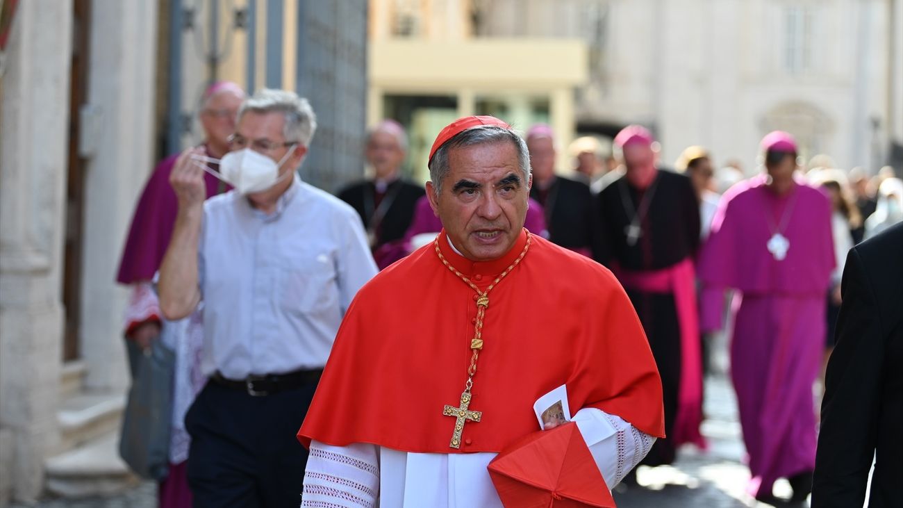 El cardenal italiano Angelo Becciu