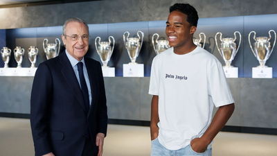 Florentino Pérez recibe a Endrick en la Ciudad Real Madrid