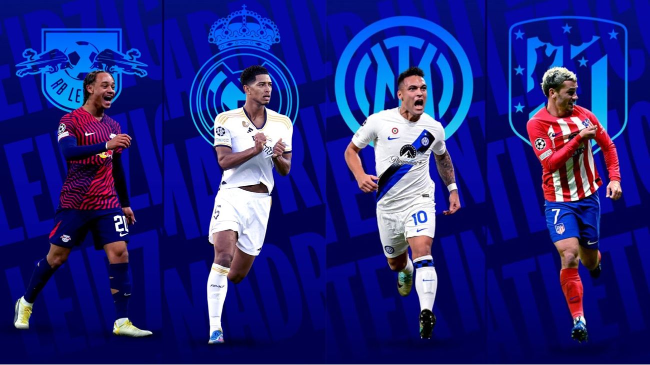 Leipzig-Real Madrid e Inter-Atlético, en octavos de final de la Champions League