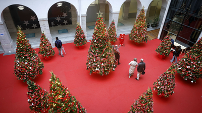 El Bosque de los Deseos se llena de anhelos para el año nuevo