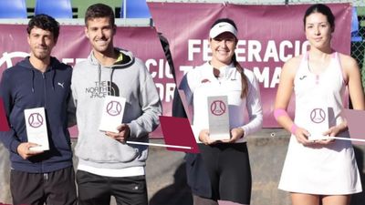Daniel Lara y Carolina Gómez, campeones absolutos de tenis de Madrid