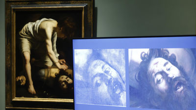 El Prado recupera el 'David vencedor de Goliat' de Caravaggio