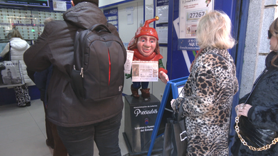 Los muñecos de la suerte de la Lotería de Navidad