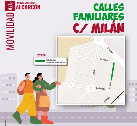 Calle peatonal en Alcorcón / AYTO ALCORCÓN