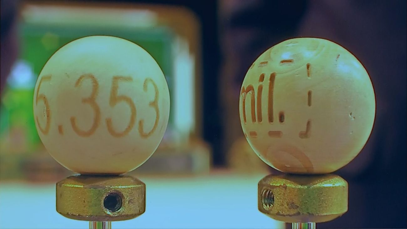 El 45353, quinto premio de la Lotería de Navidad repartido por Madrid