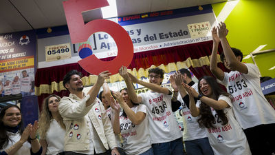 Los quintos premios de la Lotería de Navidad, muy repartidos en Madrid
