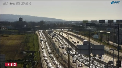 Complicaciones a las salidas de Madrid en el inicio de las vacaciones de Navidad