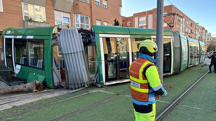 Tranvía de Parla accidentado / 112 COMUNIDAD DE MADRID