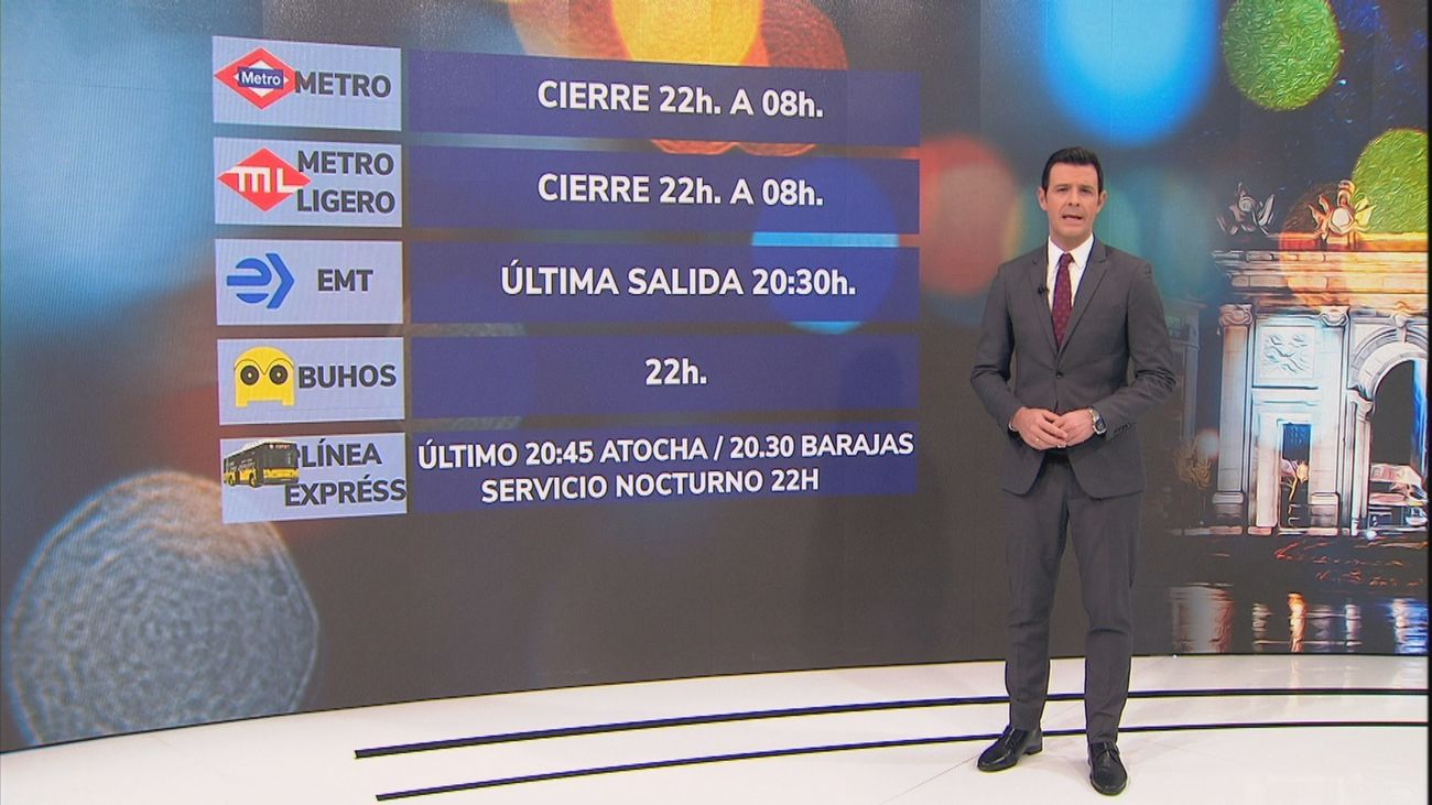 Estos son los horarios del transporte público de Madrid en Nochebuena y Navidad 2023