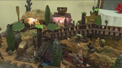 Valdemoro tiene el belén más dulce, y es de chocolate