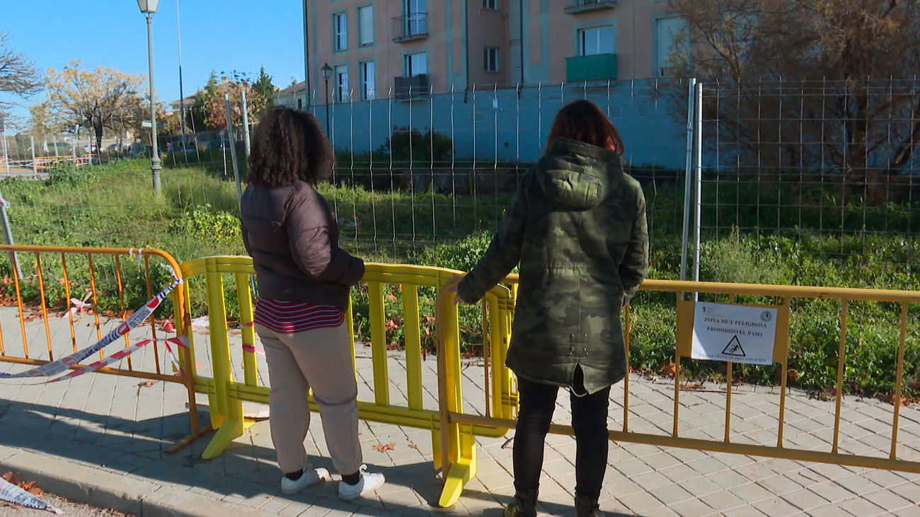 Navidades fuera de casa en Aranjuez por el misterioso socavón que no para de crecer