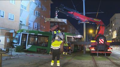 Restablecido el servicio de tranvía en Parla, aunque dura el susto entre los vecinos