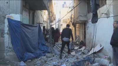 Sin tregua navideña en la franja de Gaza