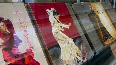 'Ay Macarena', fusión de danza y arte abstracto en el aeropuerto de Madrid-Barajas