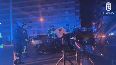 La Policía investiga la muerte de una joven de 19 años en un vehículo que fue embestido por un VTC en Usera