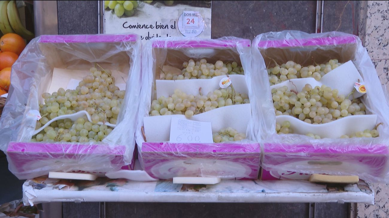 Las uvas para Nochevieja cuestan el doble que el año pasado