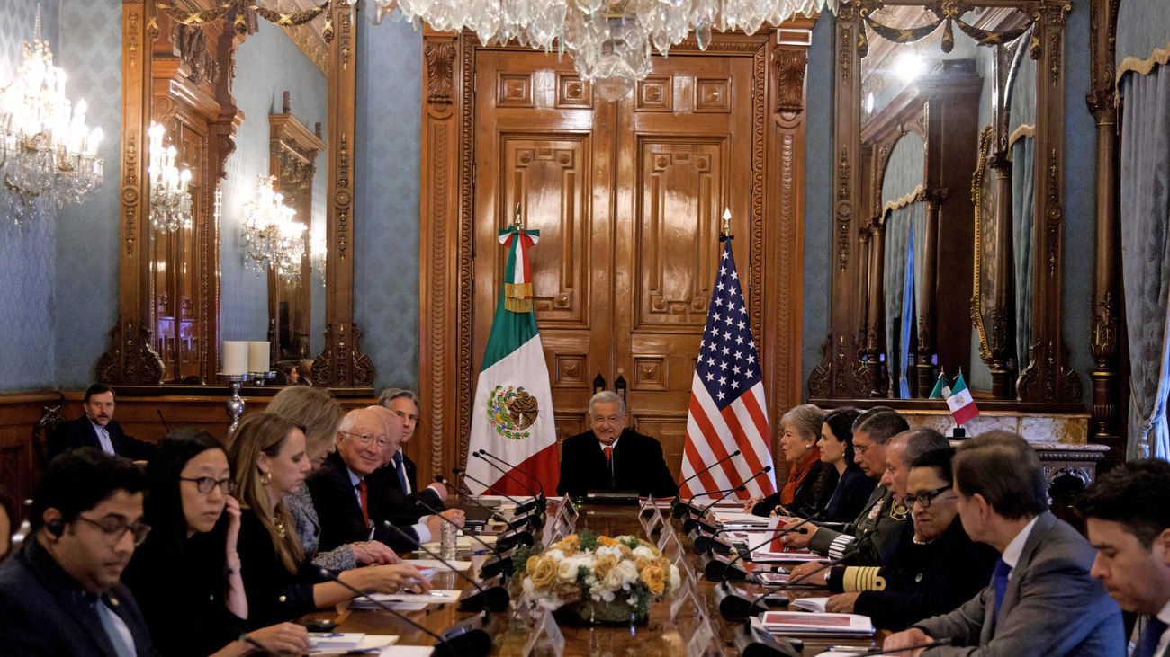 López Obrador y Blinken se reúnen en México