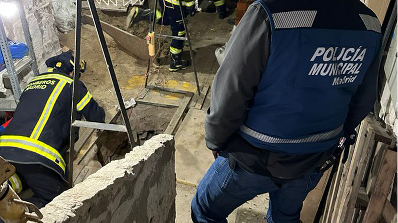 Accidente laboral que costó la vida a un trabajador en una obra en el centro de Madrid