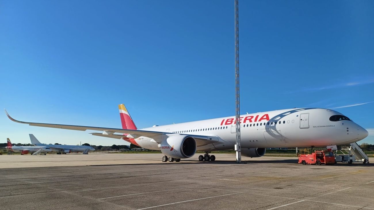 Avión de la compañía Iberia