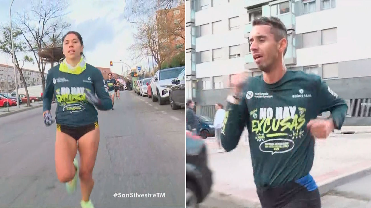 Nicolás Cuestas y Lorena Lorenzo, ganadores de la carrera popular de la San Silvestre Vallecana 2023