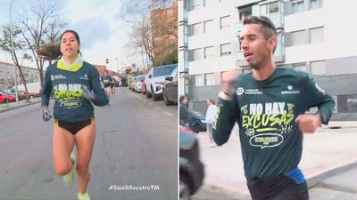 Nicolás Cuestas y Lorena Lorenzo, ganadores de la carrera popular de la San Silvestre Vallecana 2023