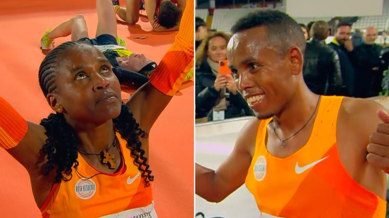 Aregawi y Yeshaneh, doblete etíope en la San Silvestre Vallecana 2023