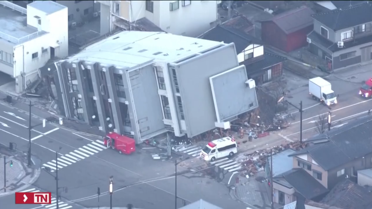 Japón reporta al menos 48 muertos debido al terremoto en su costa occidental