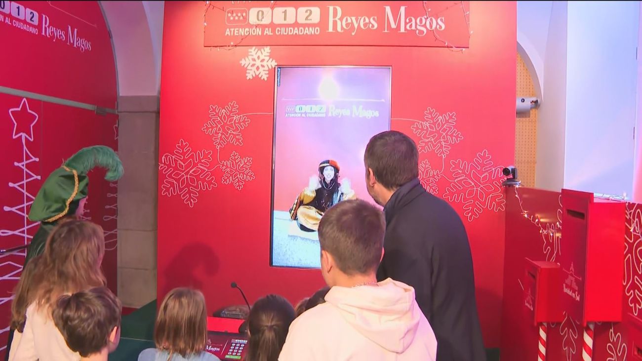 Los niños pueden pedir sus deseos a un Paje Real por videollamada en la Real Casa de Postas