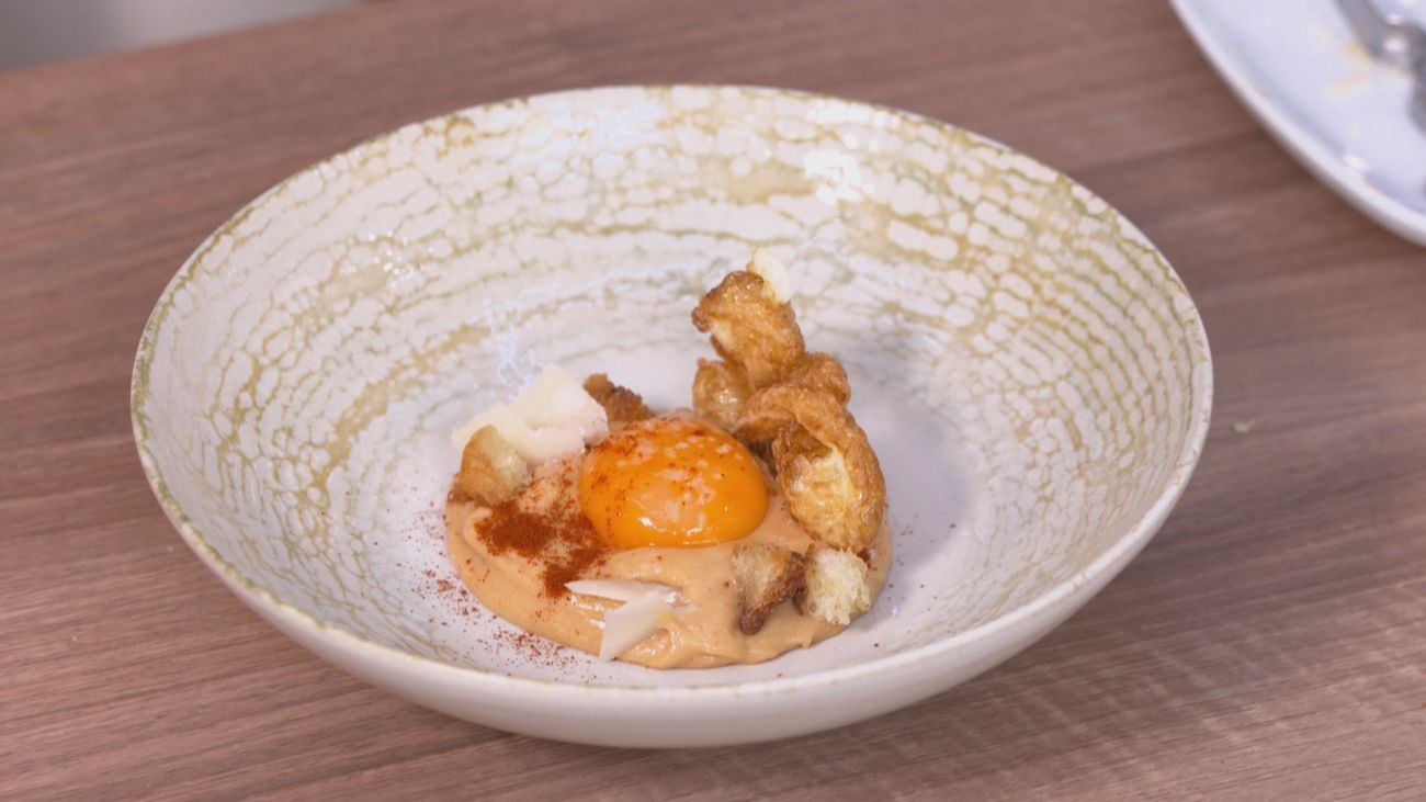 3 platos vegetarianos con huevo