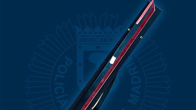 Detenido un chico de 14 años que escondía una espada de más de medio metro en Ciudad Lineal