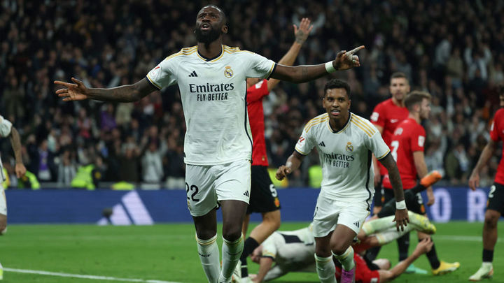 Antonio Rudiger celebra su gol / EFE