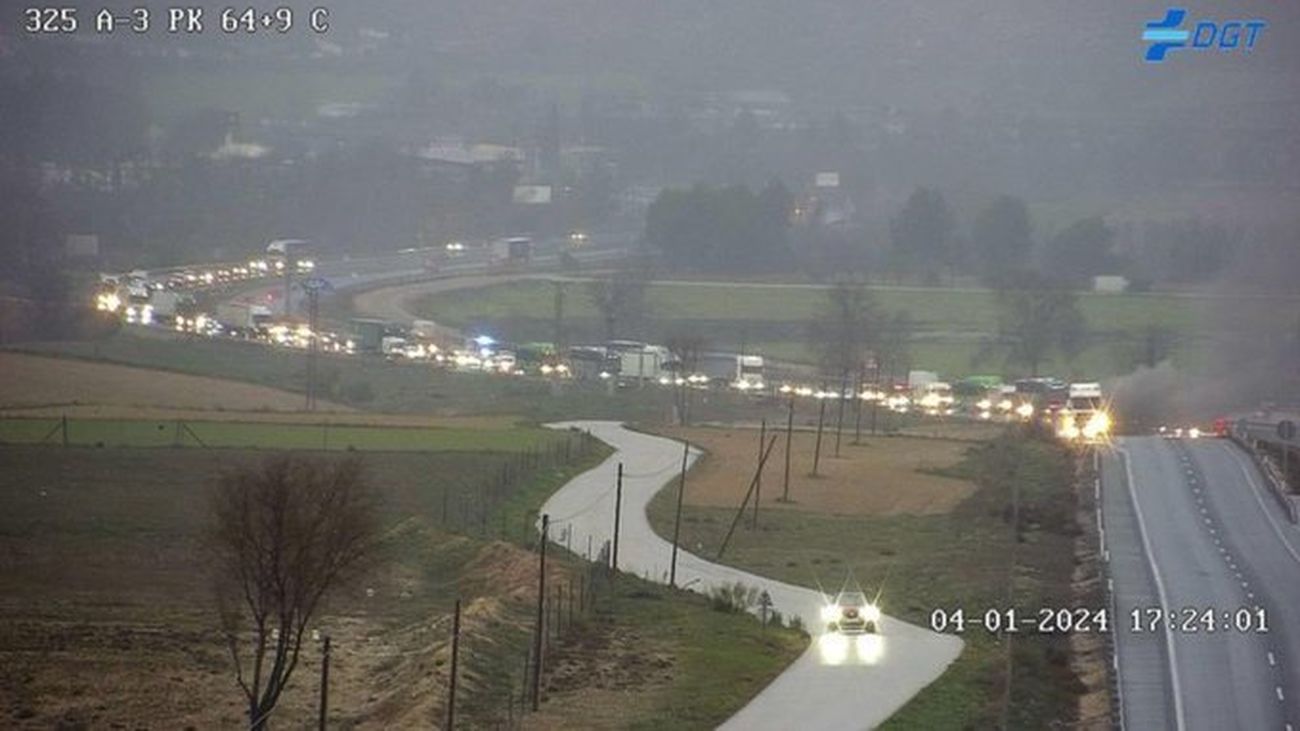 Importantes retenciones en la A-3 y la A-5