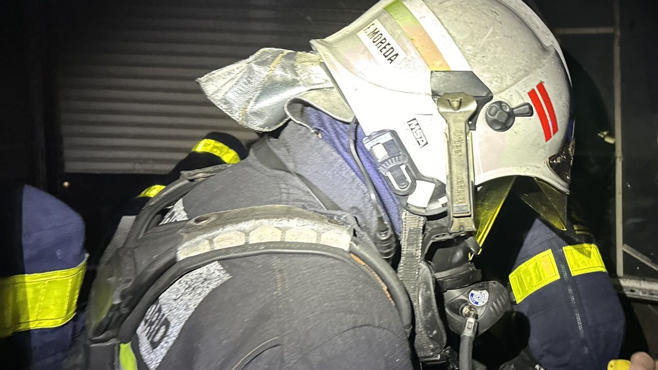 Incendio en varios portales en Alcobendas