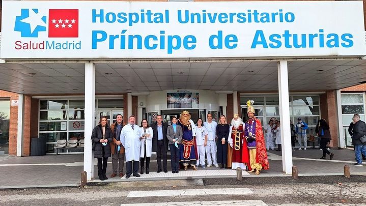 Los reyes en el hospital Príncipe de Asturias / AYTO ALCALÁ