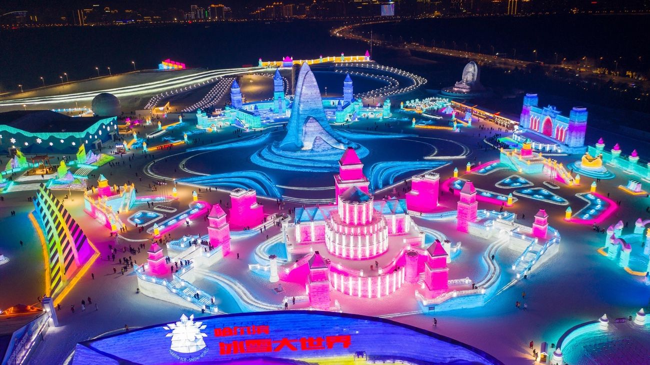 La impresionante ciudad de hielo en China