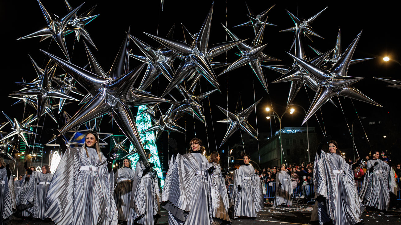 Imagen de la Cabalgata de Reyes Magos de Madrid de 2023