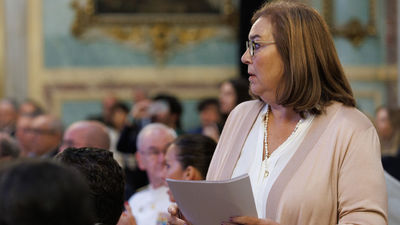 Maite Araluce, presidenta de la AVT, afirma que el Gobierno "está contribuyendo a blanquear" el terrorismo de ETA