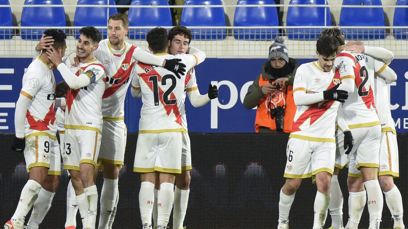 0-2. El Rayo Vallecano fulmina al Huesca al final de la prórroga