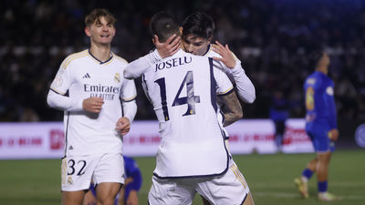 1-3. El Real Madrid doblega a la Arandina en el segundo tiempo