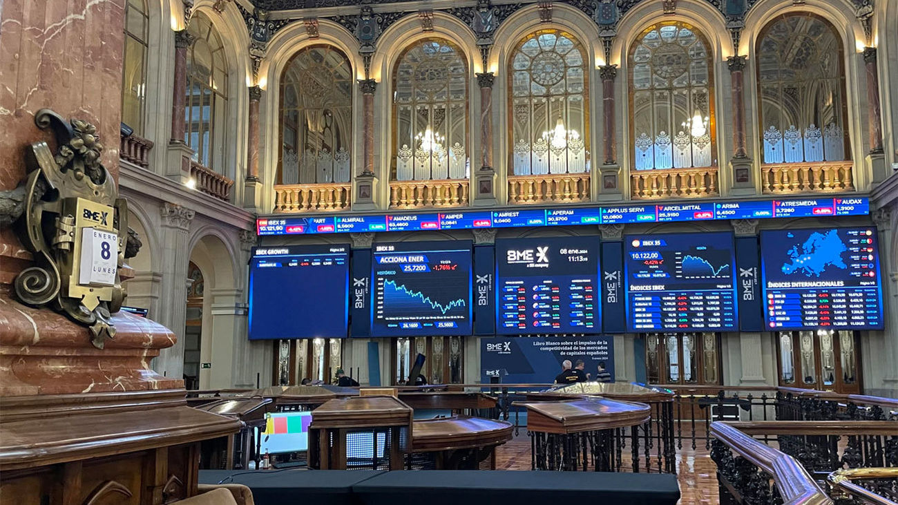 El Ibex 35 gana un 0,44% y recupera los 10.200 puntos