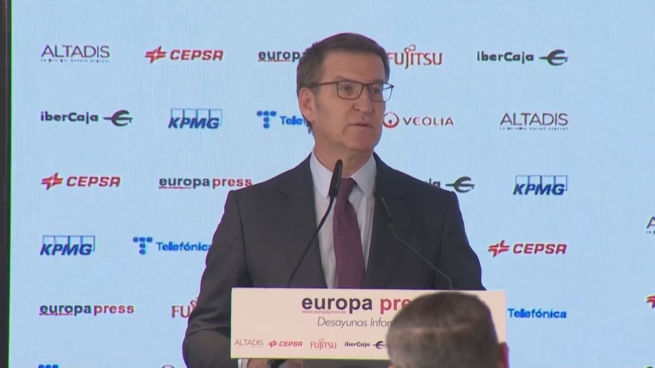 Feijóo avisa a Sánchez de que el PP no le va a “arreglar los problemas internos del desgobierno”